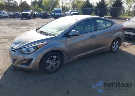 2014 Hyundai Elantra Se z USA, uszkodzony, nr VIN 5NPDH4AE4EH522782